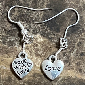 Earrings that say love deals