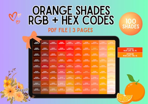 Reddish Orange Color Hex