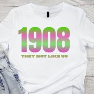 1908 aka png, aka They not like us, AKA digital download, Alpha Kappa Alpha PNG, 1908 digital download, Gifts for her