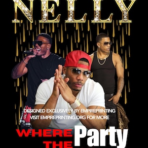 Nelly Concert, NellyT shirt, Concert Tee, Concert T Shirt, Nelly Tour, Nelly Merch