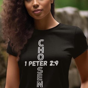 Chosen | Christian Motivation l Christianity Shirt l Christian apparel Design | Chosen PNG | Chosen SVG | Chosen Tshirt | Chosen Designs