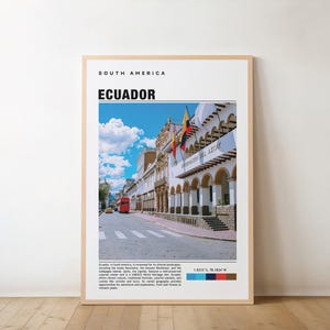 Ecuador Print, Ecuador Art, Ecuador Poster, Ecuador Photo, Ecuador Poster Print, Ecuador Painting, Quito Poster, Ecuador Artwork, Quito City