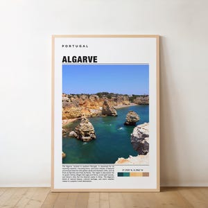 Algarve Print, Algarve Art, Algarve Poster, Algarve Photo, Algarve Poster Print, Algarve painting, Portugal poster, Algarve artwork