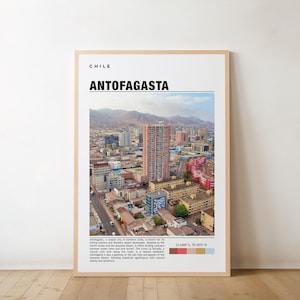 Antofagasta-print: Chileense kustgezichten en woestijntaferelen (digitaal)