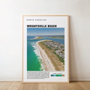Wrightsville Beach Print, Wrightsville Beach Poster, Wrightsville Beach Wall Art, Wrightsville Beach Travel, North Carolina Print