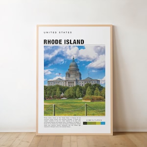 Rhode Island Print, Rhode Island Art, Rhode Island Poster, Rhode Island Photo, Print, Rhode Island Painting, New England, Personalized Gift