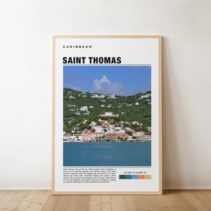 Saint Thomas Print, Travel Poster, Saint Thomas  Wall Art, Saint Thomas Poster, Saint Thomas Photo, Saint Thomas Poster Print, Caribbean Art