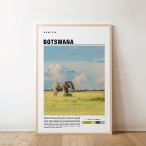 Botswana Print, Botswana Poster, Botswana Wall Art, Botswana Travel, Botswana Art Print, Botswana Art, Botswana Photo, Botswana Gaborone