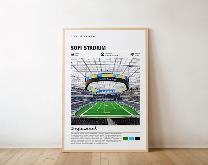 SoFi Stadium Wall Art, California, Inglewood Views (Digital & Print)