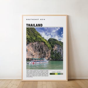 Thailand Print, Vintage Poster, Thailand Wall Art, Thailand Digital Poster, Thailand Photo, Thailand Poster Print, Thailand Poster, Bangkok