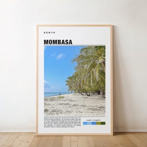 Mombasa Print, Mombasa Poster, Mombasa Wall Art, Mombasa Travel, Mombasa Art Print, Mombasa City Artwork, Mombasa Photo, Mombasa Kenya Print