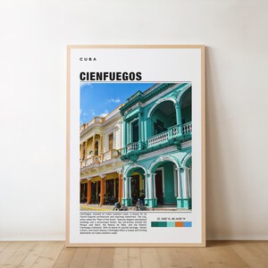 Cienfuegos Print – Cuba Poster, Coastal City, Travel Art, Scenic Bay, Colonial Charm, Sunset Views, Cultural Vibes, Peaceful Mood, Ocean Air