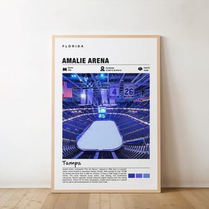 Amalie Arena Print – Florida Poster, Tampa Views, Arena Art, Urban Charm, Hockey Arena, Sports Venue, City Landmark, Tampa Poster, Florida
