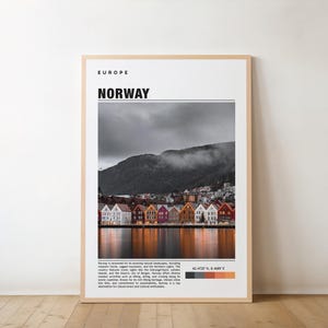 Norway Print, Vintage Poster, Norway Wall Art, Norway Digital Poster, Norway Photo, Norway Poster Print, Norway Poster, Norway Art Print