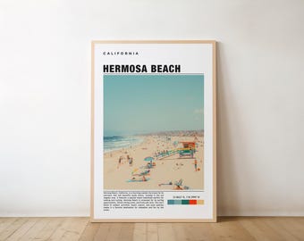 Hermosa Beach Print: Coastal Wall Art with Ocean View