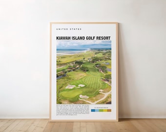 Kiawah Island Ocean Course Print - Coastal Golf Wall Art