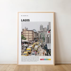 Lagos Print, Travel Lagos Poster, Lagos Art, Lagos Poster, Lagos Photo, Lagos Poster Print, Lagos Painting, Nigeria Poster, Travel Gift Art