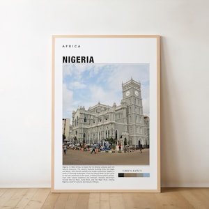 Nigeria Print, Personalized Poster, Nigeria Art, Nigeria Poster, Nigeria Photo, Nigeria Poster Print, Nigeria Painting, Lagos Travel Poster