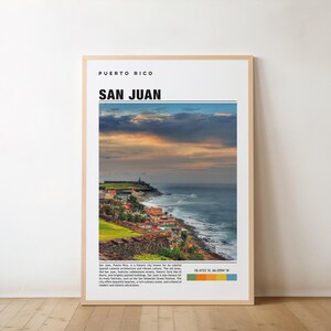 San Juan Print, Vintage Poster, San Juan Art, San Juan Poster, San Juan Photo, San Juan Poster Print, San Juan Wall Art, Puerto Rico Poster