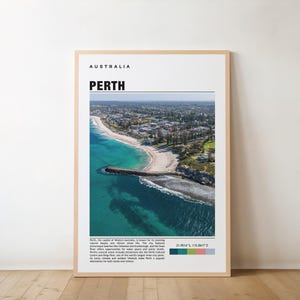 Perth Print, Perth Art, Perth Poster, Perth Photo, Perth Poster Print, Perth Painting, Australia Travel poster, Perth Wall Art, Perth City