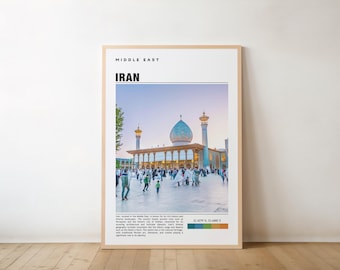 Iran Wall Art Print: Persepolis Ruins, Shiraz Gardens - Digital Download