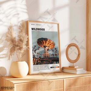 Wildwood Poster - Vintage Jersey Shore Beach Scene image 4