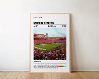 Sanford Stadion Poster, Fußball Arena Athen (digital oder gedruckt)