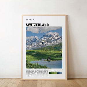 Switzerland Travel Poster, Switzerland Print, Switzerland Wall Art, Switzerland Art Poster, Switzerland Photo, Switzerland Poster Print