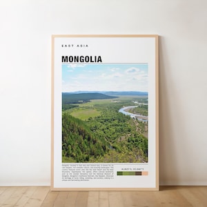 Mongolia Print, Mongolia Art, Mongolia Poster, Mongolia Photo, Mongolia Poster Print, Mongolia painting, Ulaanbaatar poster, Vintage poster