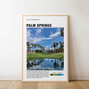 Palm Springs Print, Vintage Poster, Palm Springs Art, Palm Springs Poster, Palm Springs Photo, Palm Springs Poster Print, California Poster