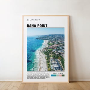 Dana Point Print - California Poster, Travel Wall Art, Coastal Print, Scenic Art, Ocean View, Beach Decor, Harbor Landscape, Travel Poster