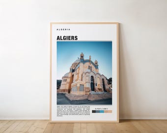Algier Kunstdruck: Nordafrika Reiseszene (mehrere Größen erhältlich)