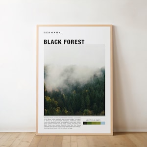 Black Forest Print, Black Forest Art, Black Forest Poster, Black Forest Photo, Black Forest Poster Art, Black Forest Painting, Rhine Valley