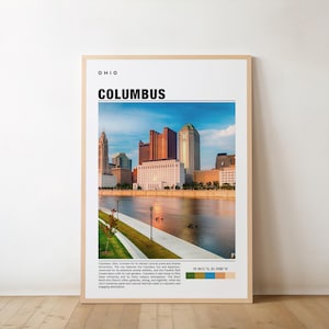 Columbus Print, Columbus Poster, Columbus Wall Art, Columbus Travel, Columbus Art Print, Columbus Artwork, Columbus Photo, Columbus Ohio Art