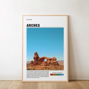 Arches National Park Print, Arches National Park Poster, Arches National Park Wall Art, Arches National Park Travel Print, Arches Art Print