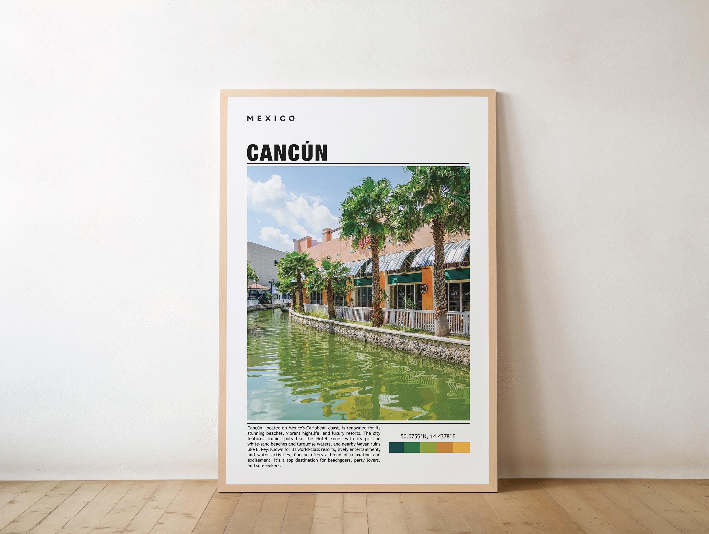 Cancun Print, Cancun Art, Cancun Photo, Cancun Poster Print, Cancun Painting, Mexico Poster, Cancun ArtWork, Cancun Gift, Mexico Art, Cancun