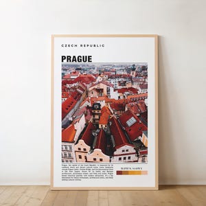 Stampa di Praga, Poster di Praga, Arte murale di Praga, Viaggio a Praga, Stampa artistica di Praga, Opera d'arte della città di Praga, Foto di Praga, Arte di Praga nella Repubblica Ceca