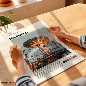 Wildwood Poster - Vintage Jersey Shore Beach Scene image 2