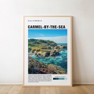 Stampa di Carmel-By-The-Sea, arte murale di Carmel, poster di Carmel, foto di Carmel, stampa di poster di Carmel, decorazioni di Carmel, poster della California, spiaggia di Carmel