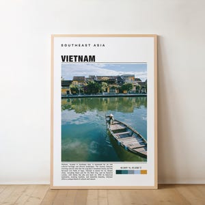 Vietnam Print, Vintage Poster, Vietnam Wand, Kunst, Vietnam Poster, Vietnam Foto, Vietnam Poster Druck, Vietnam Wanddeko, Hanoi Poster, Asien