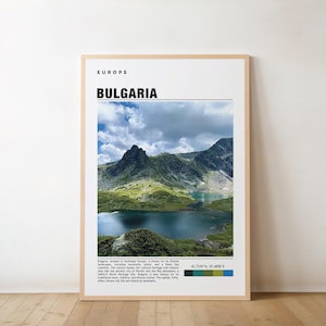 Bulgaria Art Print: Coastal and Mountain Landscapes (Multiple Sizes)