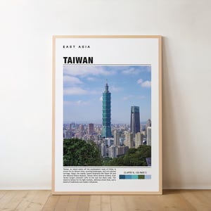 Taiwan print, Taiwan kunst, Taiwan foto, Taiwan poster print, Taiwan schilderij, TTaiwan poster, Taipei Artwork, Taipei Gift, Taipei City