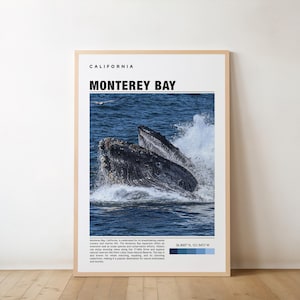 Monterey Bay Print, Monterey Bay Poster, Monterey Bay Wall Art, Monterey Bay Travel Print, Monterey Bay Art Print, Monterey Bay Artwork