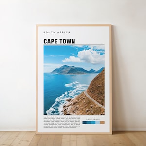 Cape Town Print, Cape Town Poster, Cape Town Wall Art, Cape Town Travel, Cape Town Art Print, Cape Town Artwork, Cape Town South Africa Art