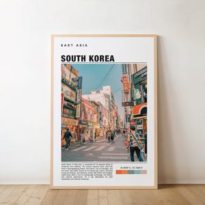 South Korea Print, South Korea Poster, South Korea Wall Art, South Korea Travel, South Korea Art Print, South Korea Seoul Print, Seoul City