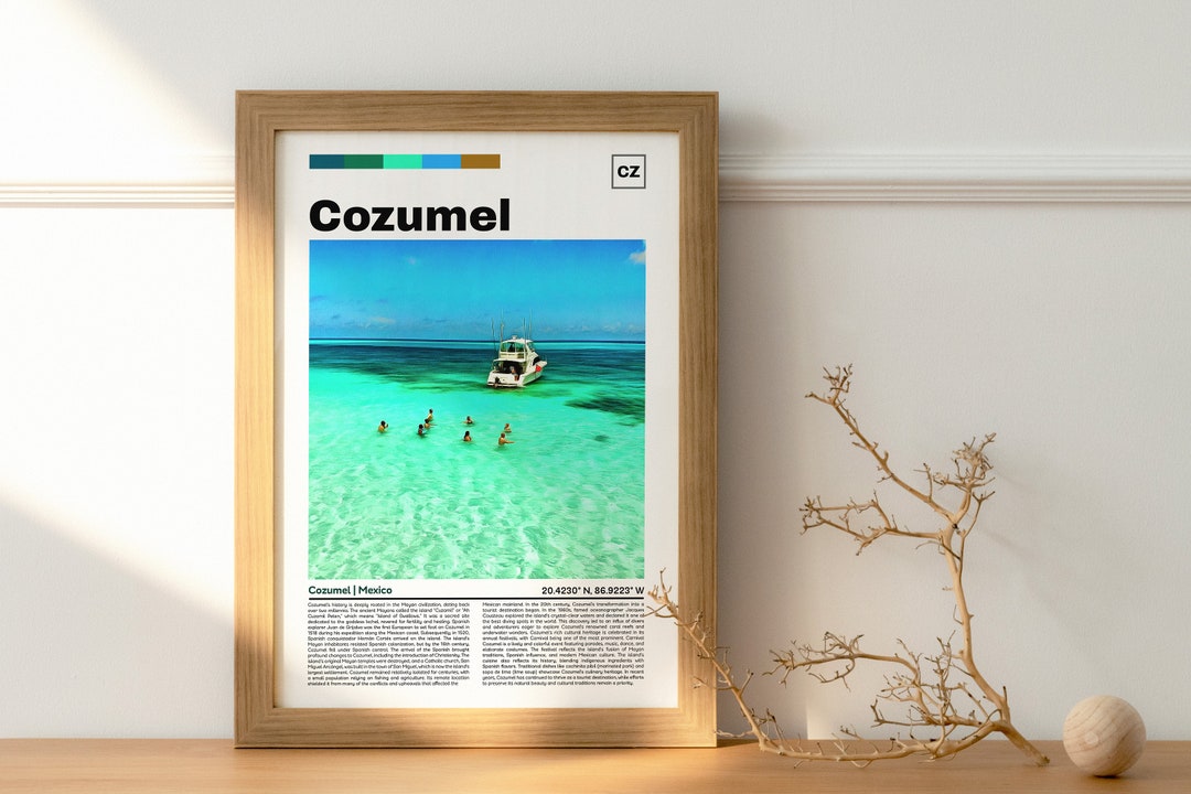 Cozumel Print, Cozumel Art, Cozumel Photo, Cozumel Poster Print, Cozumel Painting, Mexico Poster ...