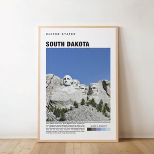 Stampa del Dakota del Sud, Arte del Dakota del Sud, Foto del Dakota del Sud, Stampa di poster del Dakota del Sud, Dipinto del Dakota del Sud, Poster di Pierre, Stampa di poster degli Stati Uniti