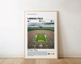 Lambeau Field Stadium Print, Lambeau Field Stadium Wall Art, Lambeau Field Stadium Poster, Lambeau Field Stadium Photo, Lambeau Field Art