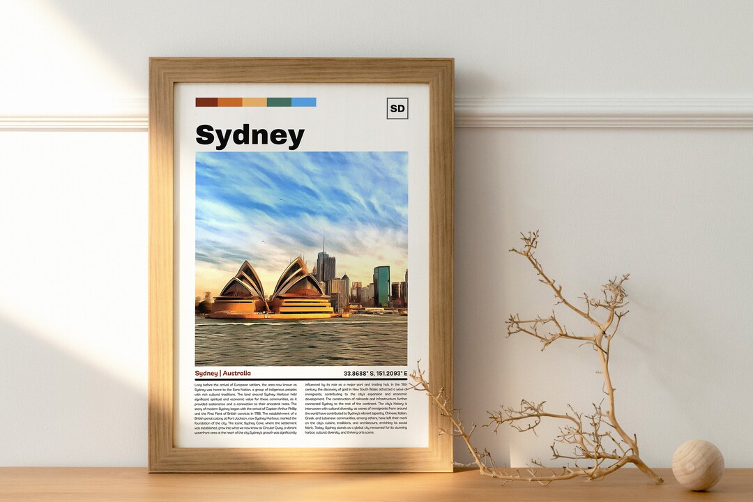 Sydney Print, Sydney Poster, Sydney Wall Art, Sydney Travel, Sydney Art Print, Sydney Artwork
