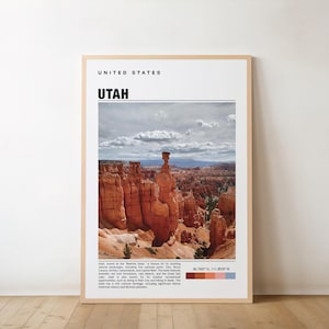 Utah-print, Utah-kunst, Utah-foto, Utah-posterprint, Utah-schilderij, Salt Lake City-poster, Utah-kunstwerk, Utah-cadeau, Utah-landschap, Utah, VS